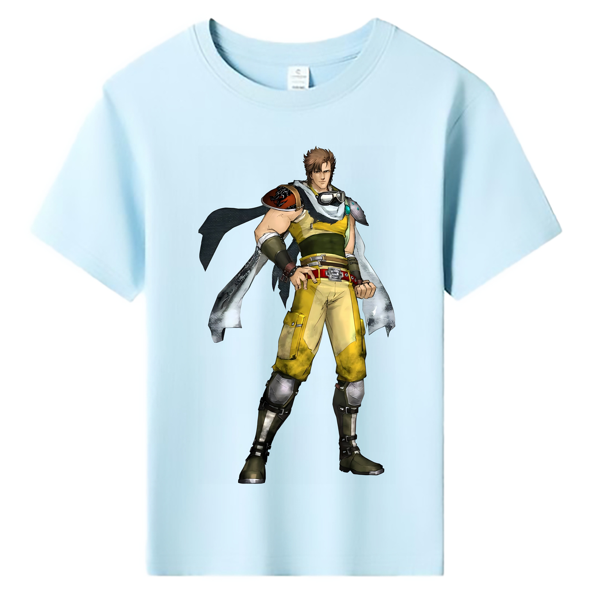 （画像用） 北斗の拳 Fist of the North Star 綿100％キッズTシャツ（フロントプリント）